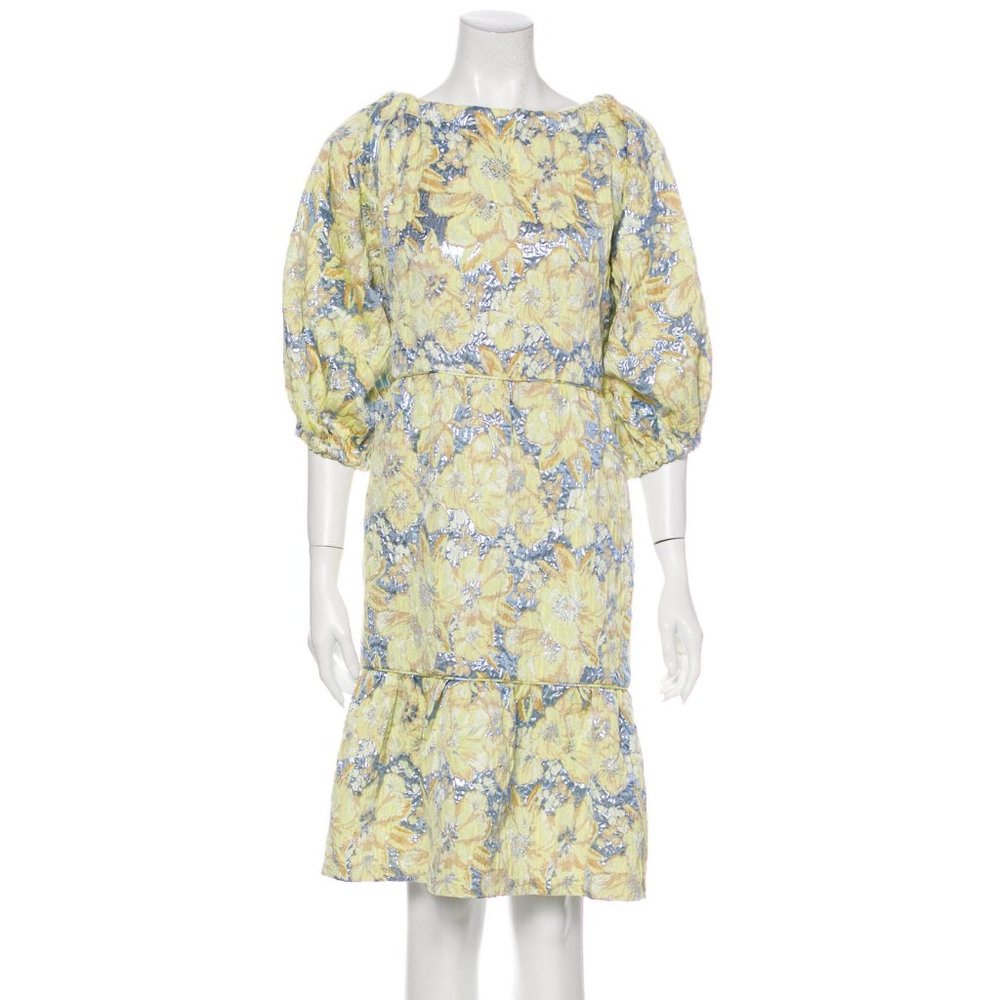 HOFMANN COPENHAGEN Floral Print Midi Length Dress